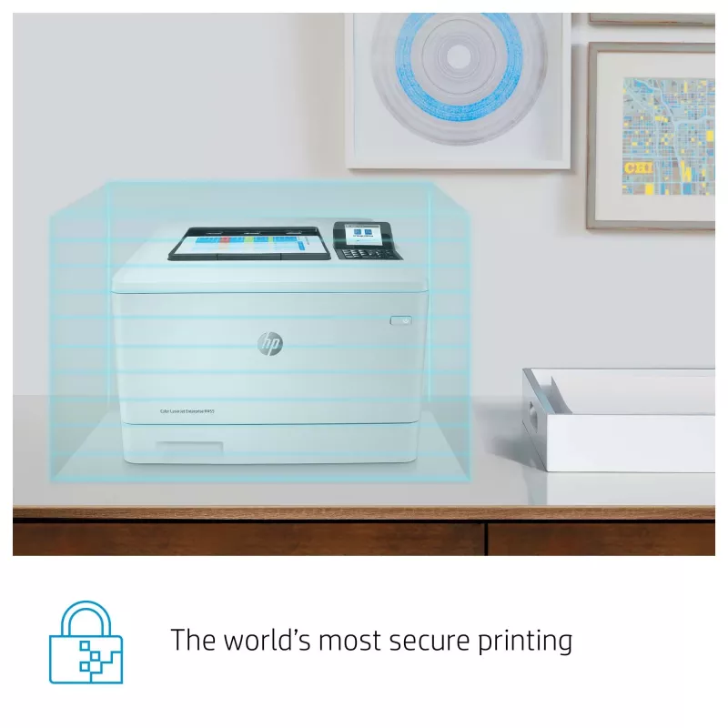 HP Color LaserJet Enterprise M455dn spalvotas lazerinis spausdintuvas, A4, 27 ppm, dvipusis spausdinimas