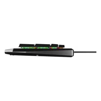 GENESIS Rhod 300 RGB – belaidė klaviatūra žaidimams, USB, QWERTY, juoda
