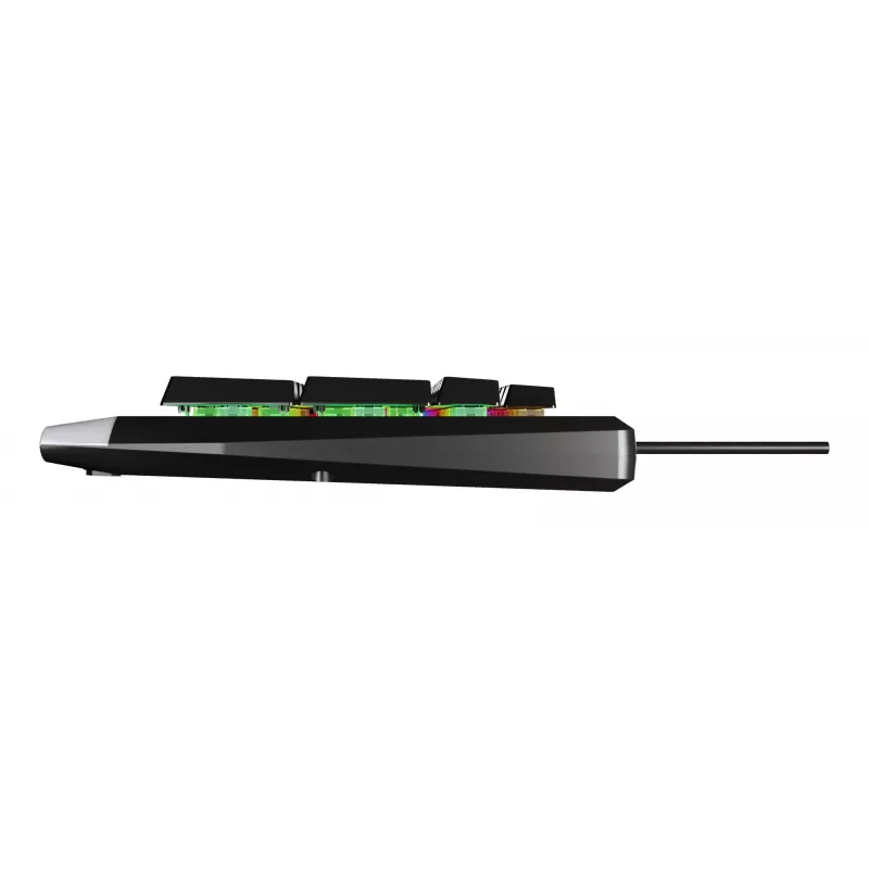 GENESIS Rhod 300 RGB – belaidė klaviatūra žaidimams, USB, QWERTY, juoda