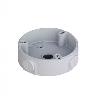 Jungiamoji dėžutė DAHUA PFA136 balta, 1/2 colio sriegis, Ø11 cm, aukštis 33,5 mm, maks. apkrova 1 kg