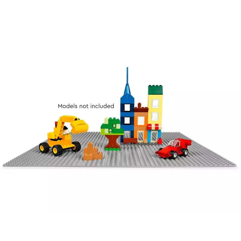 LEGO Classic pilka pagrindo plokštė 11024 – 48×48 smeigių (380 × 380 mm)
