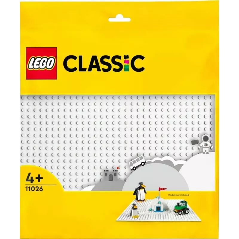 LEGO statybinė plokštė 11026 — pagrindas 32x32 smaigeliai, balta