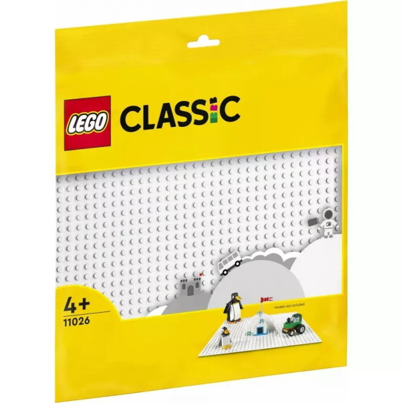 LEGO statybinė plokštė 11026 — pagrindas 32x32 smaigeliai, balta