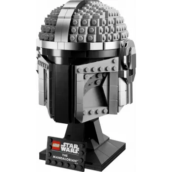 Konstruktorius LEGO Mandalorian šalmas 75328 – Star Wars kolekcinis modelis, 584 detalės, 18+