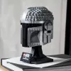 Konstruktorius LEGO Mandalorian šalmas 75328 – Star Wars kolekcinis modelis, 584 detalės, 18+