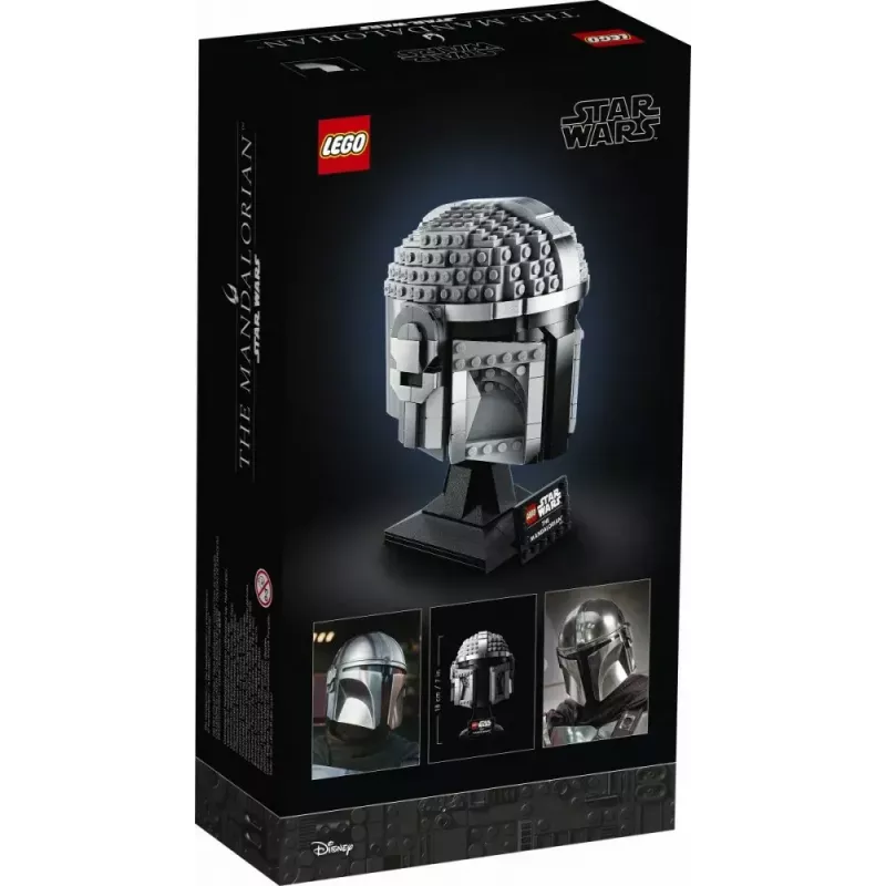 Konstruktorius LEGO Mandalorian šalmas 75328 – Star Wars kolekcinis modelis, 584 detalės, 18+
