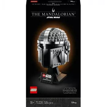 Konstruktorius LEGO Mandalorian šalmas 75328 – Star Wars kolekcinis modelis, 584 detalės, 18+