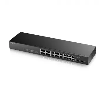Zyxel GS-1900-24 v2 valdomas L2 Gigabit Ethernet (10/100/1000) 1U juodas jungiklis