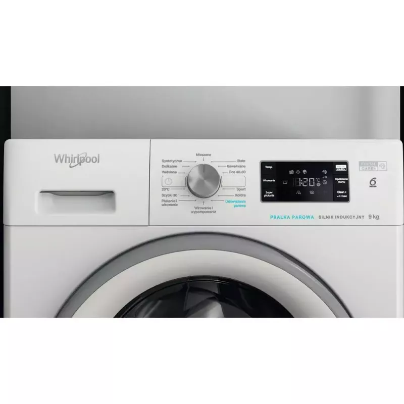 Whirlpool FFB 9258 SV PL skalbyklė su priekiniu pakrovimu 9 kg 1200 RPM balta