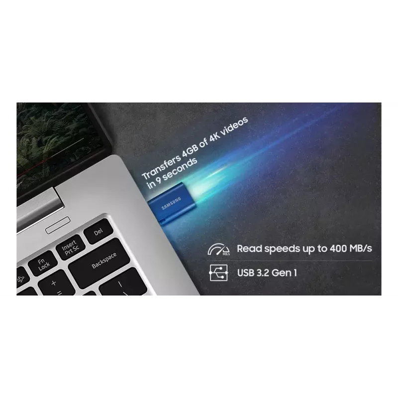 Samsung MUF-64DA USB atmintukas 64 GB USB Type-C 3.2 Gen 1 mėlynas