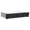 QNAP TS-873AEU-4G NAS/server saugojimo serveris Stovas (2U) Ryzen Embedded V1500B 4 GB DDR4 0 TB QuTS hero Juoda