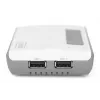 DIGITUS DN-13024 2 prievadų USB 2.0 belaidis tinklo serveris, NAS, spausdintuvų serveris