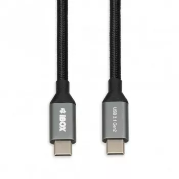 USB-C į USB-C laidas IBOX IKUMTC31G2 USB 3.2 Gen 2, 1 m, juodas
