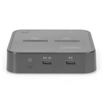 Digitus Dual M.2 NVMe SSD dokavimo stotelė USB-C su neprisijungus klonavimo funkcija