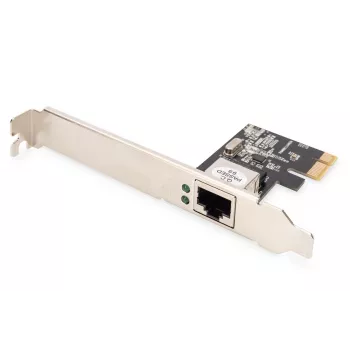 Digitus DN-10130-1 Gigabit Ethernet PCI Express tinklo plokštė, laidinė, 1000 Mbit/s, juoda