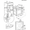 Elektrinė orkaitė Electrolux EOF3H50BX 65 L nerūdijantis plienas