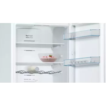 Bosch Serie 4 KGN36VWED laisvai pastatomas šaldytuvas-šaldiklis, 326 L, baltas