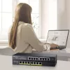Zyxel GS1915-8 valdomas L2 Gigabit Ethernet (10/100/1000) jungiklis, juodas