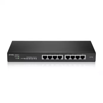 Zyxel GS1915-8 valdomas L2 Gigabit Ethernet (10/100/1000) jungiklis, juodas