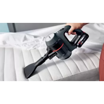 Bosch BBS712A belaidis dulkių siurblys 2-in-1, šluota, baterija, sausas valymas, be maišelio, 0,3 l, grafitas