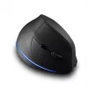 Belaidė vertikali pelė MEDIA-TECH MT1123, juoda, 2400 DPI, 5 mygtukai, RF USB imtuvas