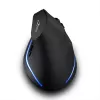 Belaidė vertikali pelė MEDIA-TECH MT1123, juoda, 2400 DPI, 5 mygtukai, RF USB imtuvas