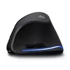 Belaidė vertikali pelė MEDIA-TECH MT1123, juoda, 2400 DPI, 5 mygtukai, RF USB imtuvas