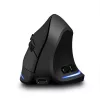 Belaidė vertikali pelė MEDIA-TECH MT1123, juoda, 2400 DPI, 5 mygtukai, RF USB imtuvas