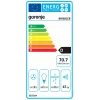 Įmontuojamas gartraukis Gorenje BHI681EB — 534 mm, 370 m³/h, aliumininis riebalų filtras, 67 dB, juodas