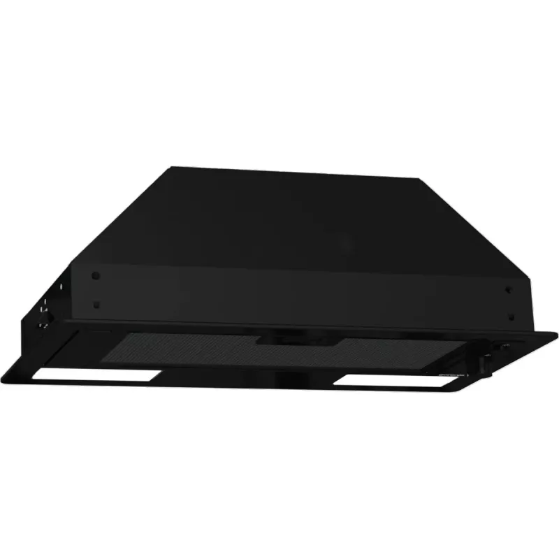 Įmontuojamas gartraukis Gorenje BHI681EB — 534 mm, 370 m³/h, aliumininis riebalų filtras, 67 dB, juodas