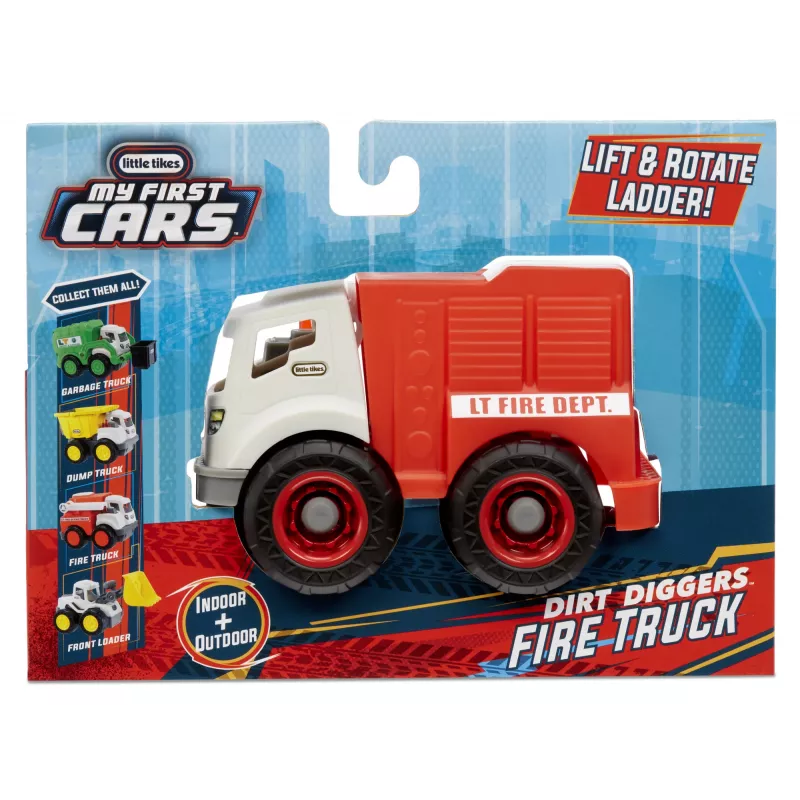 Little Tikes Dirt Diggers Minis – Gaisrinis automobilis, raudonai baltas, nuo 2 metų