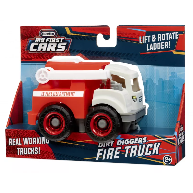 Little Tikes Dirt Diggers Minis – Gaisrinis automobilis, raudonai baltas, nuo 2 metų