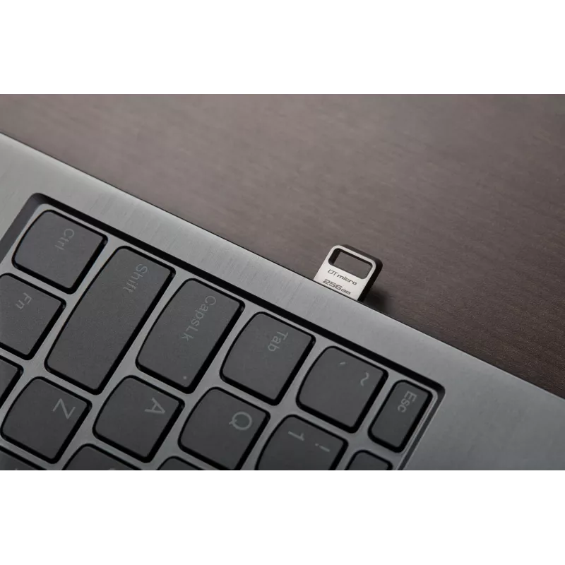 Kingston DataTraveler Micro 256GB metalinis USB 3.2 Gen 1 atmintukas