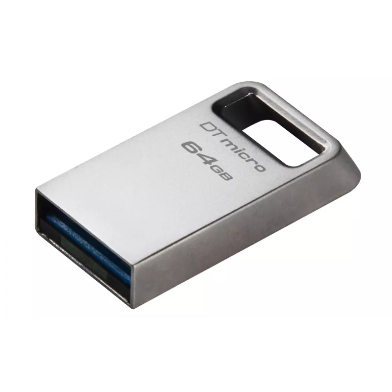 Kingston DataTraveler 64GB Micro 200MB/s metalinis USB 3.2 Gen 1 atmintukas