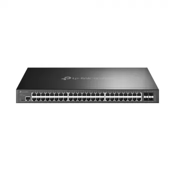 TP-Link Omada 48 prievadų Gigabit L2+ valdomas tinklo jungiklis su 4 10GE SFP+ lizdais