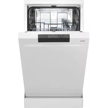 Laisvai pastatoma indaplovė Gorenje GS520E15W balta – 9 komplektų, 47 dB, 448×600×845 mm, 9 L/ciklas