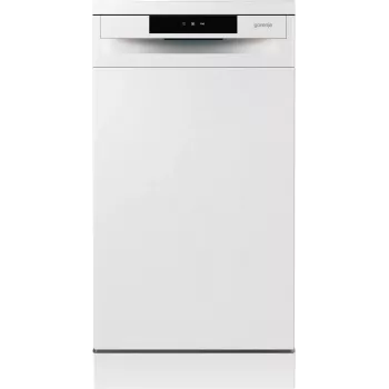 Laisvai pastatoma indaplovė Gorenje GS520E15W balta – 9 komplektų, 47 dB, 448×600×845 mm, 9 L/ciklas