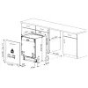 Beko BDIN38521Q visiškai įmontuojama indaplovė, 15 vietų, 44 dB