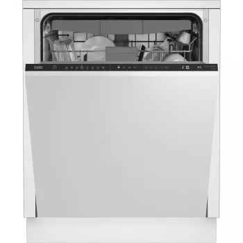 Beko BDIN38521Q visiškai įmontuojama indaplovė, 15 vietų, 44 dB