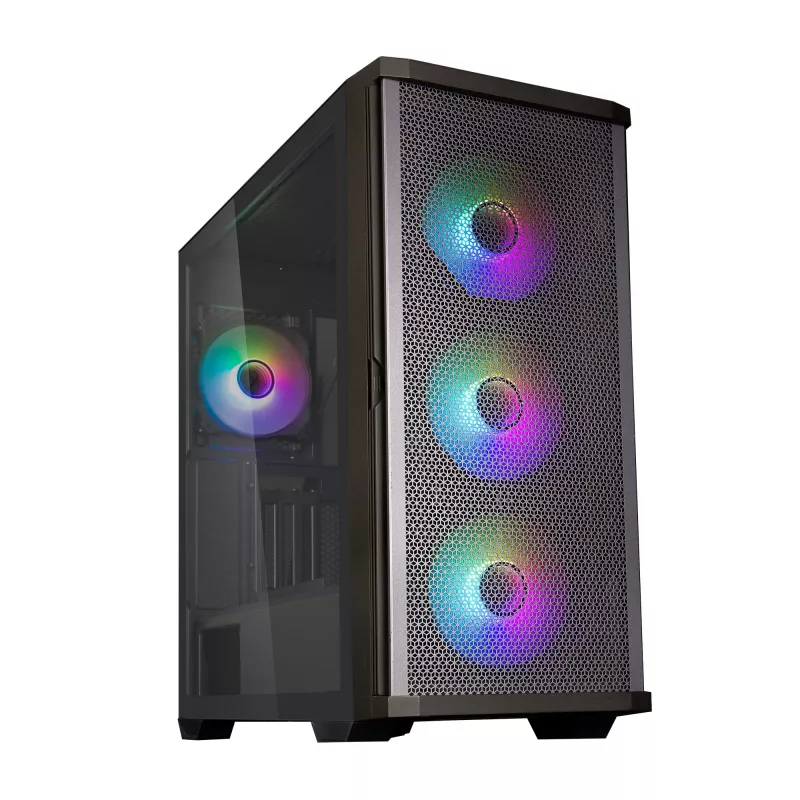 Kompiuterio korpusas Zalman Z10 DUO Midi Tower Juodas
