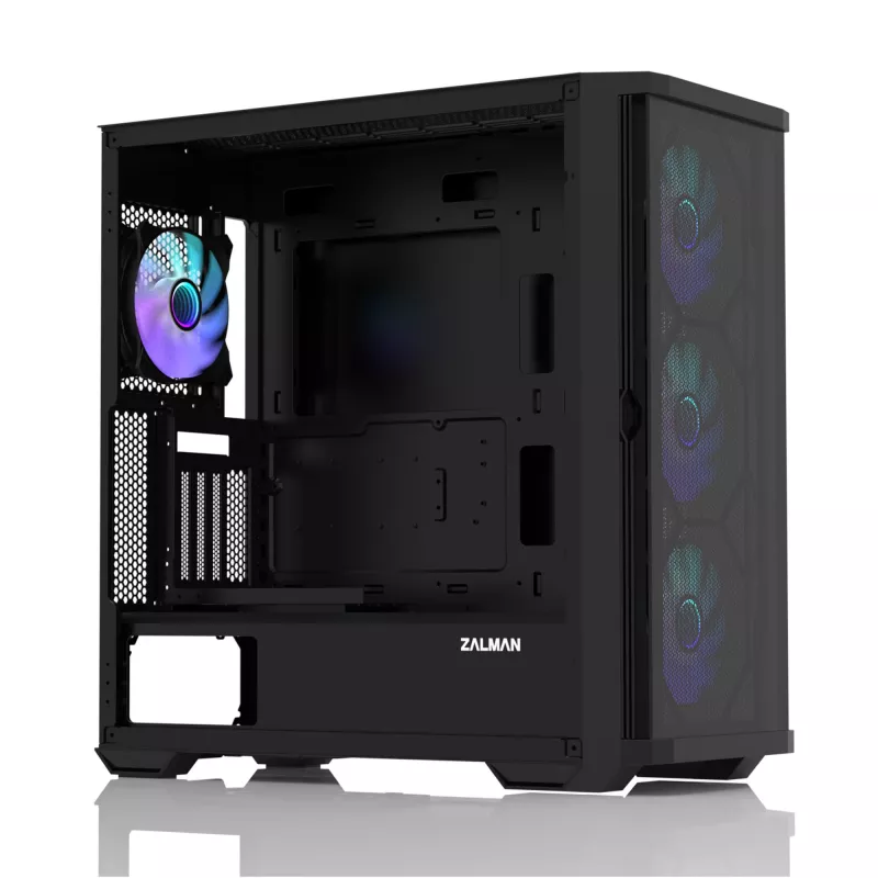 Kompiuterio korpusas Zalman Z10 DUO Midi Tower Juodas