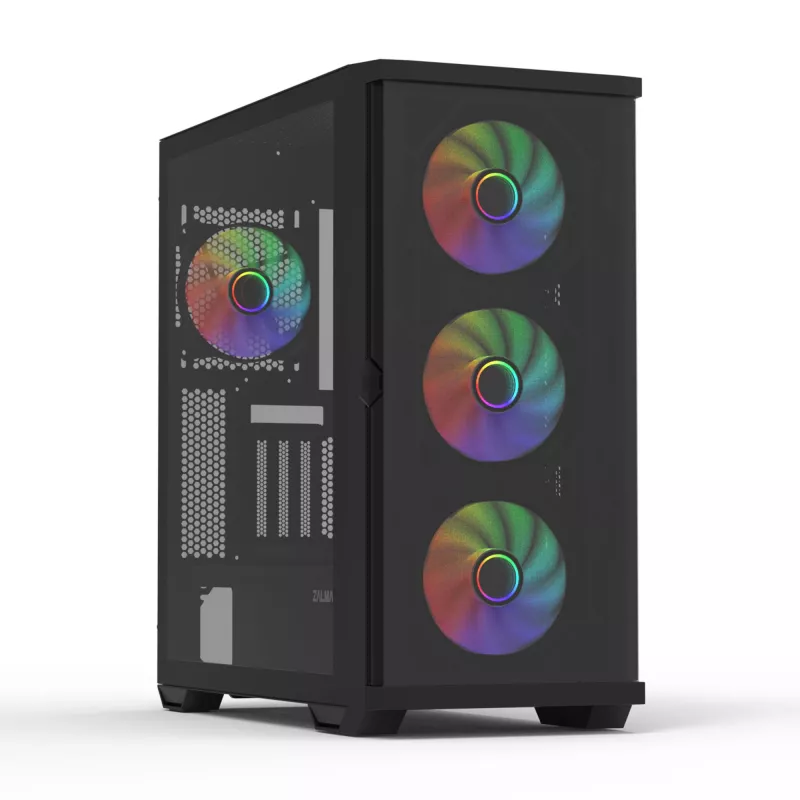 Kompiuterio korpusas Zalman Z10 DUO Midi Tower Juodas