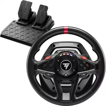 Thrustmaster T128 USB vairas su pedalais PC, Xbox, Xbox One