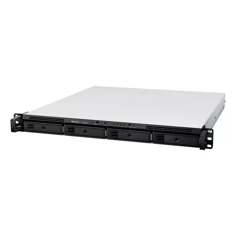 SYNOLOGY Rack Station RS822RP+ 1U 4 lizdų NAS serveris be diskų su pertekliniu maitinimo šaltiniu