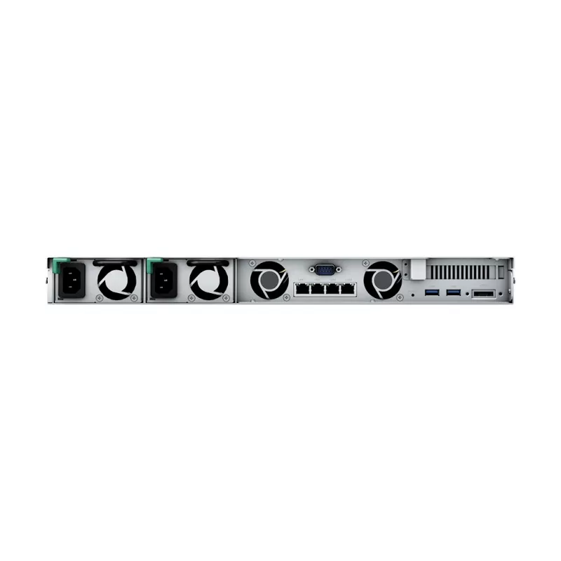 SYNOLOGY Rack Station RS822RP+ 1U 4 lizdų NAS serveris be diskų su pertekliniu maitinimo šaltiniu