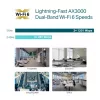 TP-Link Omada AX3000 belaidis prieigos taškas WiFi 6, montuojamas ant lubų, 2.4 GHz, 5 GHz, 2976 Mbit/s