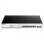 D-Link DGS-1210-52MP valdomas L2 Gigabit Ethernet jungiklis su PoE (10/100/1000), juodas/pilkas