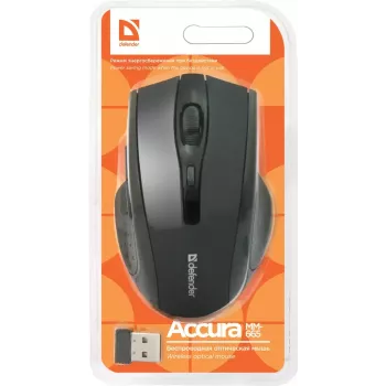 Belaidė pelė Defender Accura MM-665 RF Wireless