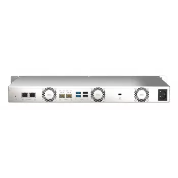 QNAP TS-435XEU NAS stovo formos (1U) Marvell CN9131 4 GB DDR4 0 TB QNAP QTS Juoda, Pilka
