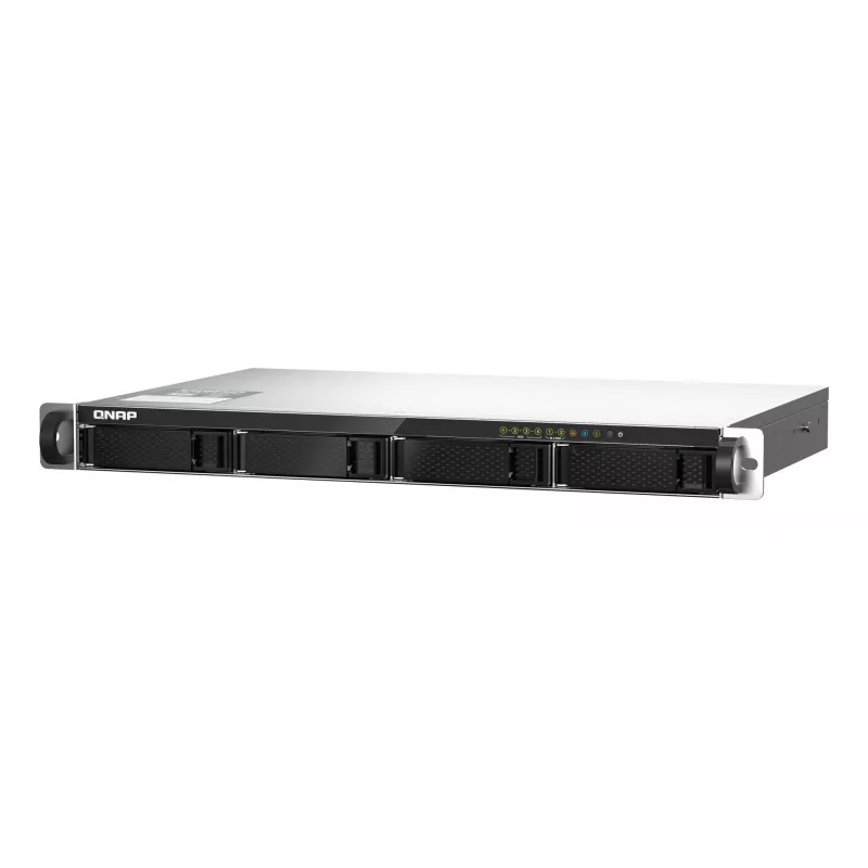 QNAP TS-435XEU NAS stovo formos (1U) Marvell CN9131 4 GB DDR4 0 TB QNAP QTS Juoda, Pilka